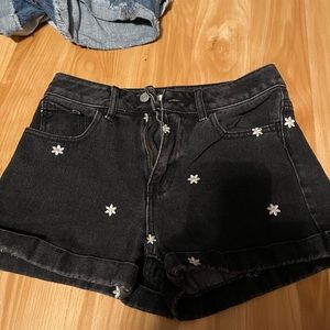 Sunflower black jean shorts